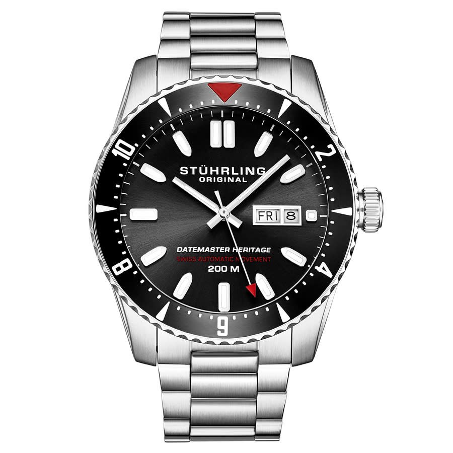 Stuhrling Original Aquadiver Automatic Black Dial Men's Watch M16769