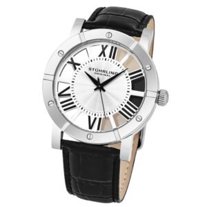 Stuhrling Original Symphony Quartz Silver Dial Men's Watch M17962