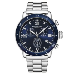 Stuhrling Original Monaco Chronograph Quartz Blue Dial Men's Watch M17993
