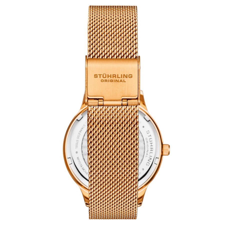 Stuhrling Original Symphony Quartz Silver Dial Ladies Watch M18007 - Image 3