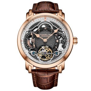 Stuhrling Original Legacy Chronograph Automatic Brown Dial Men's Watch M18235