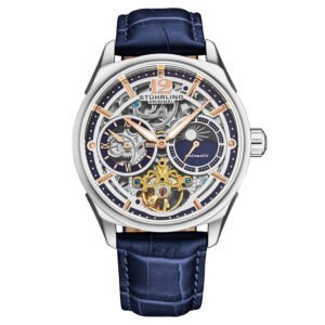 Stuhrling Original Legacy Chronograph Automatic Rose Gold Dial Men's Watch M18245