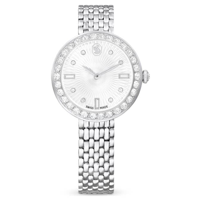 Swarovski Certa Quartz Crystal Silver Dial Ladies Watch 5673022