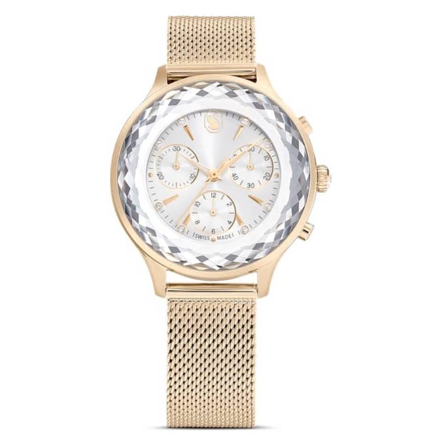 Swarovski Nova Chrono Quartz White Dial Watch 5677500
