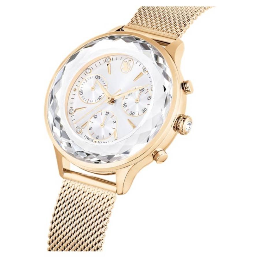 Swarovski Nova Chrono Quartz White Dial Watch 5677500 - Image 2