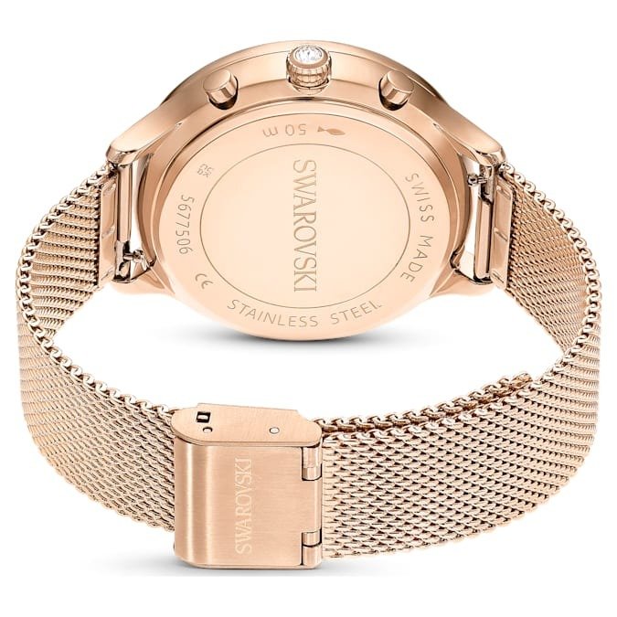 Swarovski Nova Chrono Quartz White Dial Watch 5677506 - Image 3