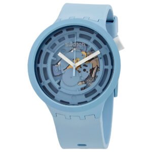 C- Blue Quartz Transparent Dial Unisex Watch SB03N100 - luxury watch
