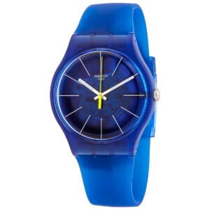 SWATCH Blue Sirup Quartz BlueTranslucent Dial Men's Watch SUON142