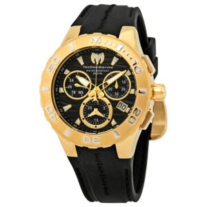 TechnoMarine Cruise Medusa Chronograph Black Dial Men's Watch 115076