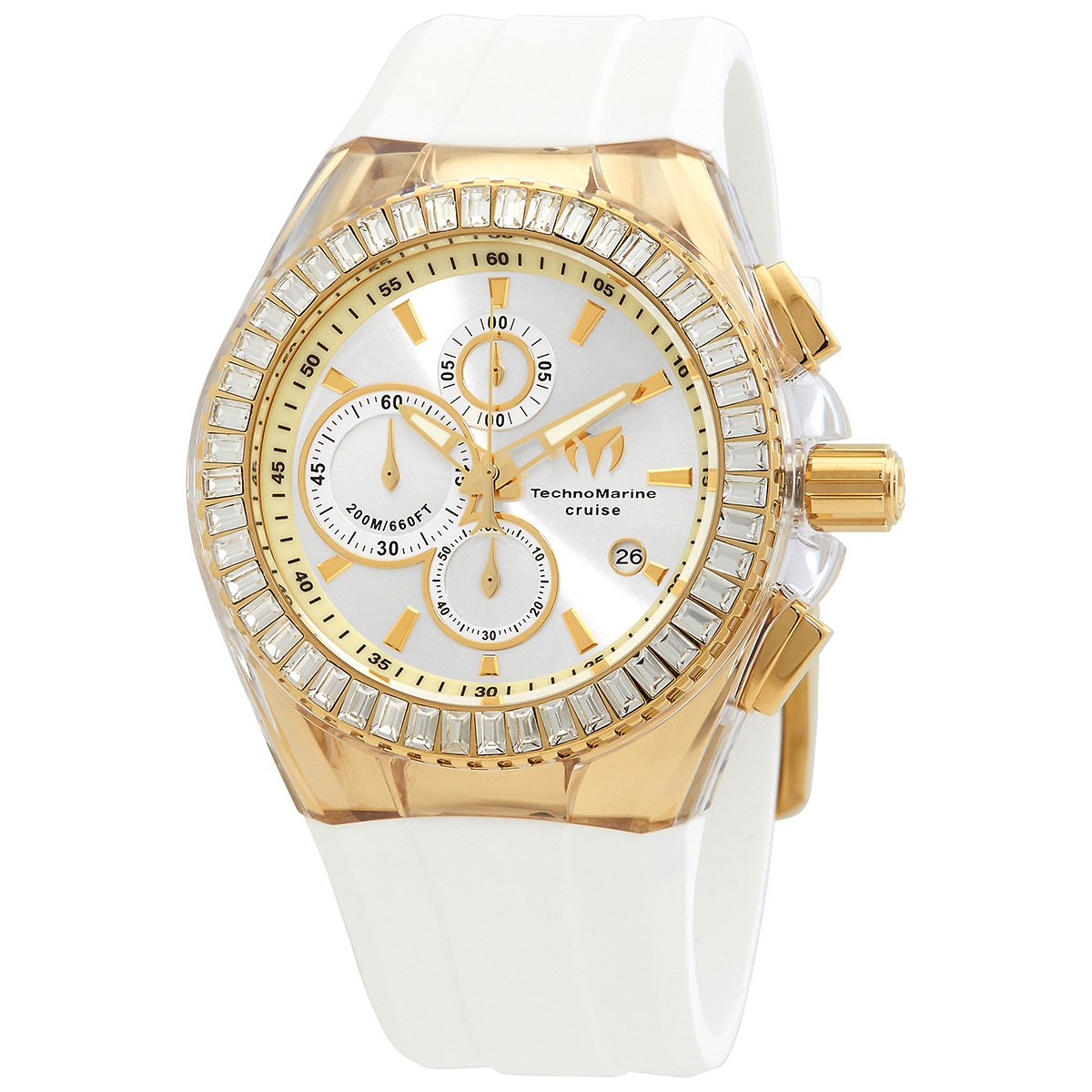 Technomarine Cruise Chronograph Quartz Crystal Silver Dial Men's Watch TM-121154