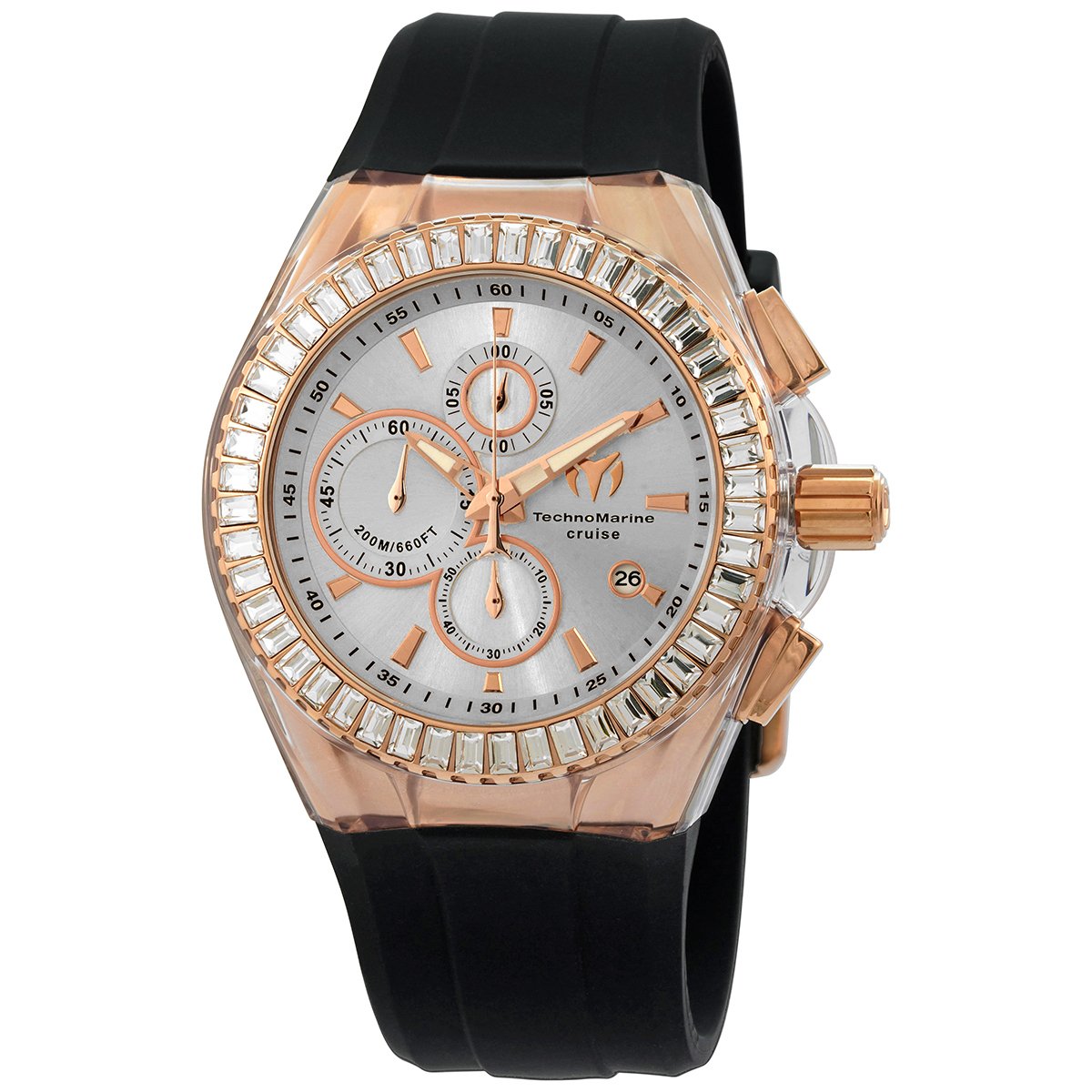 Technomarine Cruise Chronograph Quartz Crystal Silver Dial Men's Watch TM-121163