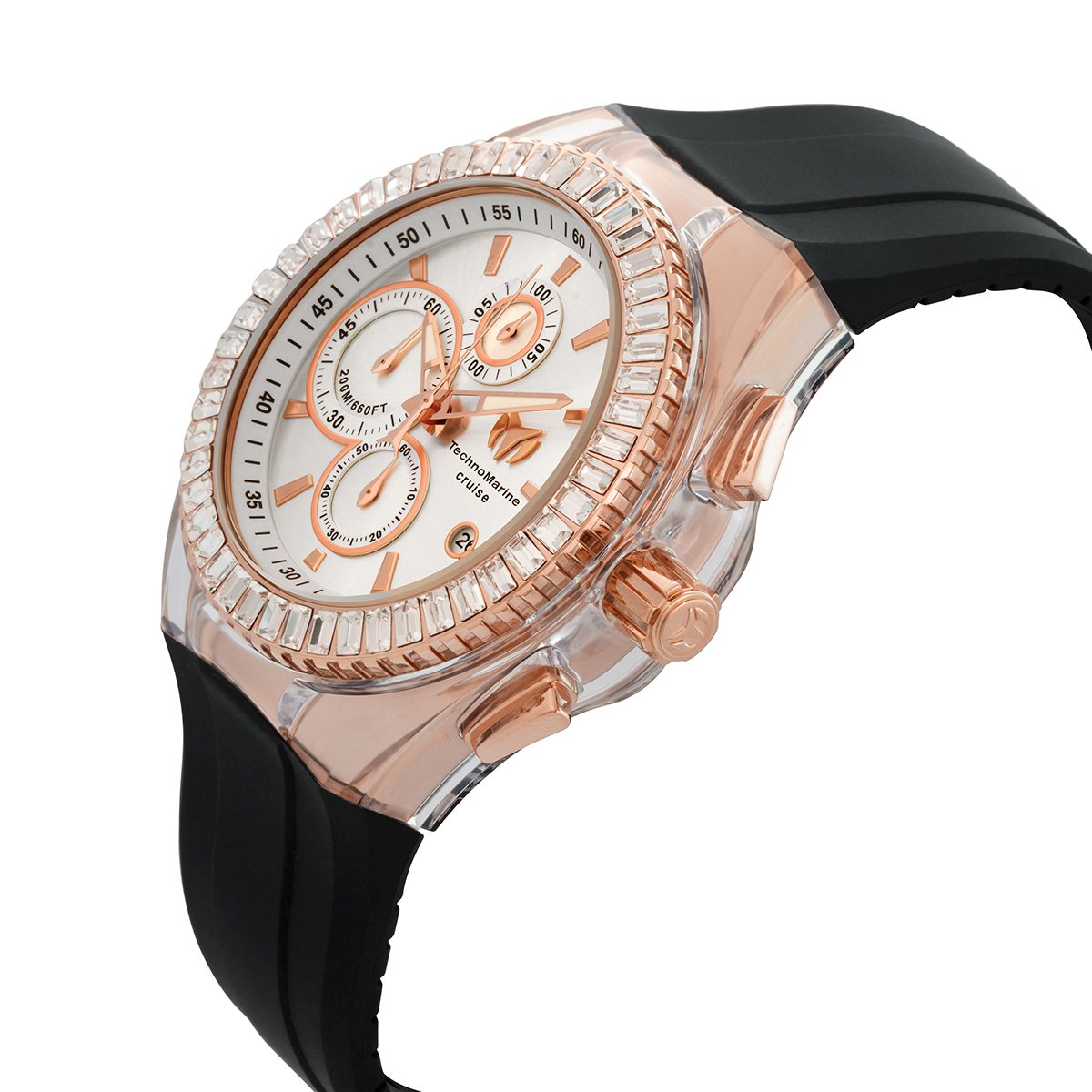 Technomarine Cruise Chronograph Quartz Crystal Silver Dial Men's Watch TM-121163 - Image 2