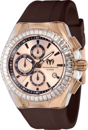 TechnoMarine Cruise Chronograph Rose Gold-tone Dial Men's Watch TM-121166