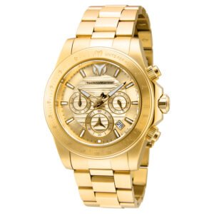 Technomarine Manta Ray Chronograph Quartz Gold Dial Men's Watch TM-219004