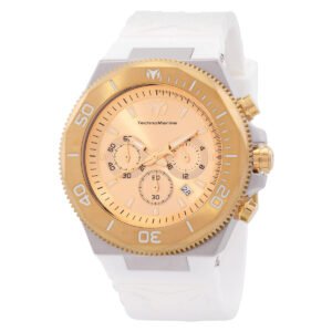 Technomarine Manta Chronograph Quartz Gold Dial Men's Watch TM-224017