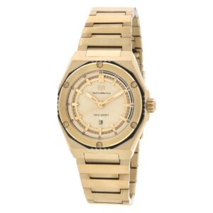 TechnoMarine Coral Quartz Gold Dial Ladies Watch TM-416045