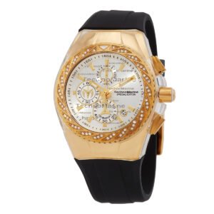 Special Edition Cruise Glitz Chronograph Quartz White Dial Men's Watch TM-117002 - luxury watch