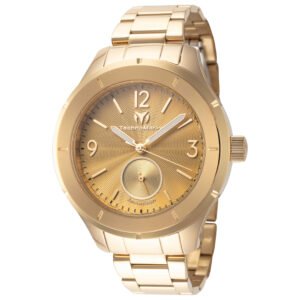 Moonsun 42mm Gold Dial Men's Quartz Watch TM-117030