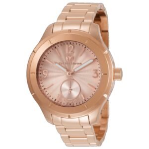 Moonsun 42mm Rose Gold Dial Men's Quartz Watch TM-117031