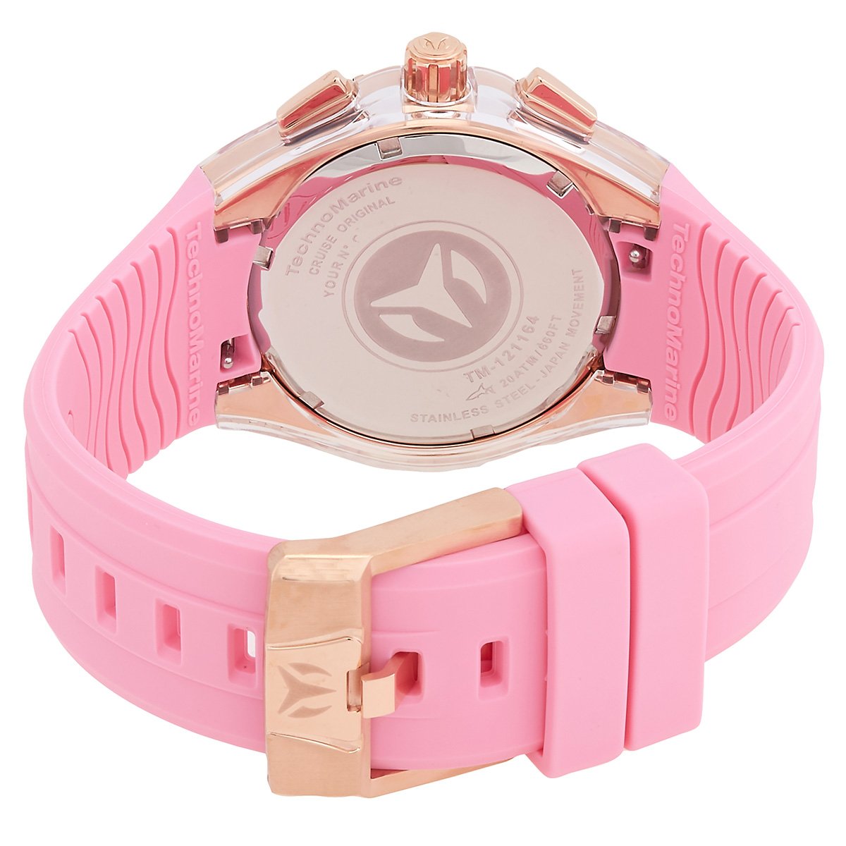TECHNOMARINE Cruise Chronograph Quartz Pink Dial Men's Watch TM-121164 - Image 2