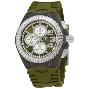 TECHNOMARINE Cruise Chronograph Quartz Crystal Green Dial Men's Watch TM-121183