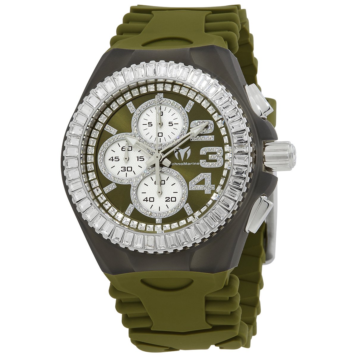 TECHNOMARINE Cruise Chronograph Quartz Crystal Green Dial Men's Watch TM-121183