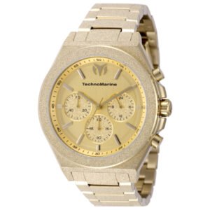 Ocean Emperor 43mm Gold Dial Men's Quartz Watch TM-318153