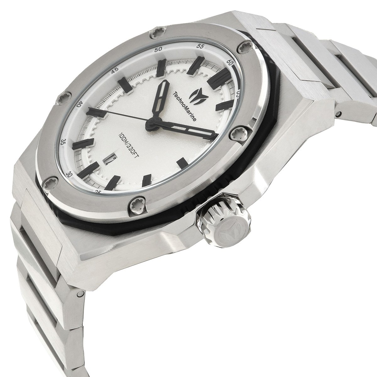 TECHNOMARINE Coral Quartz Silver Dial Men's Watch TM-416060