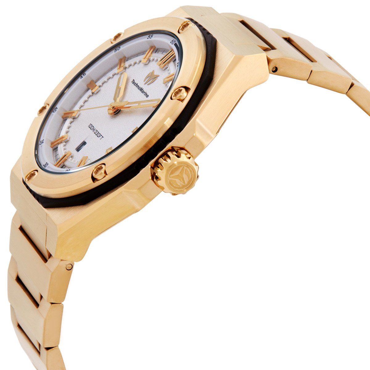 Coral Quartz Silver Dial Men's Watch TM-416077 - luxury watch