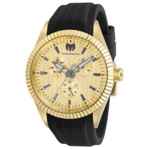 Sea 42mm Gold Dial Men's Quartz Watch TM-719024