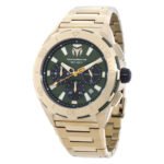 Seven Seas GMT Chronograph Olive Green and Black Dial Men's Watch TM-725031 - luxury watch