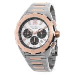 Seven Seas Chronograph GMT Quartz Silver Dial Men's Watch TM-725037 - luxury watch