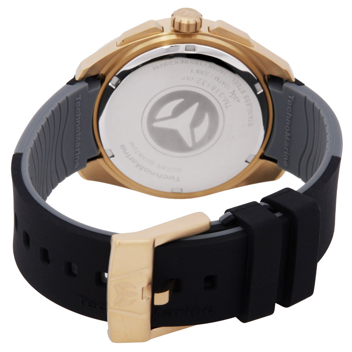 Technomarine Ocean Chronograph Quartz Gold Dial Men's Watch TM-318132 - Image 3