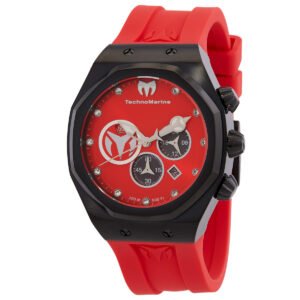 Technomarine Reef Sun Chronograph Quartz Red Dial Men's Watch TM-523003