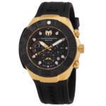 Technomarine Reef Black Chronograph GMT Quartz Black Dial Men's Watch TM-523012