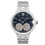 Barallier Dual Open Heart Automatic Blue Dial Men's Watch ES-8266-22 - luxury watch