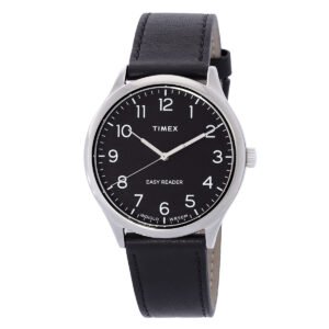 TIMEX Easy Reader Main Line Quartz Black Dial Men's Watch TW2U22300