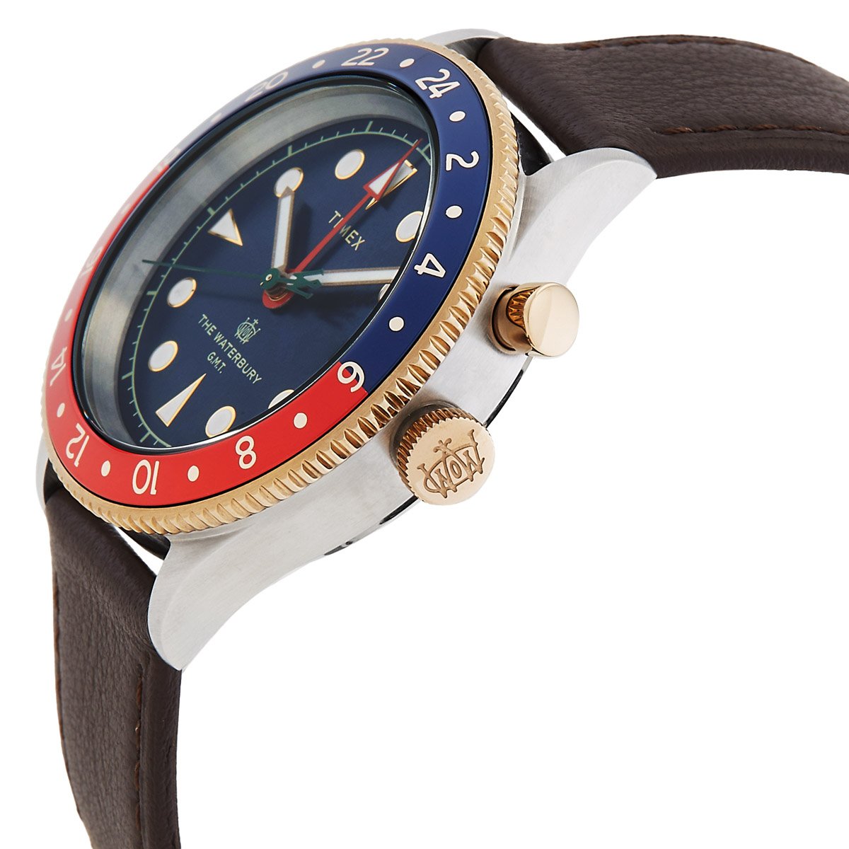 Waterbury GMT Quartz Blue Dial Men's Watch TW2U90500 - luxury watch