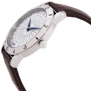 TISSOT Heritage Navigator Silver Dial Brown Leather Men's Watch T0786411603700