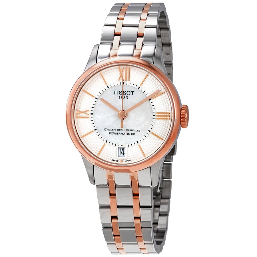 Chemin des Tourelles Automatic Mother of Pearl Dial Ladies Watch T099.207.22.118.02 - luxury watch
