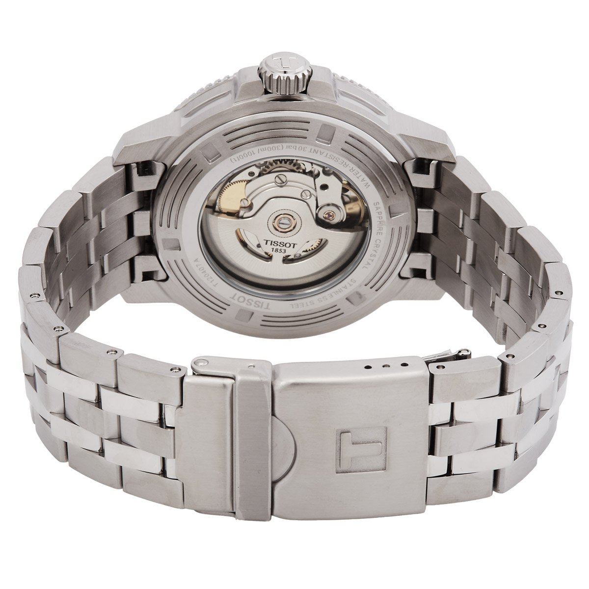 TISSOT Seastar 1000 Automatic Black Dial Men's Watch T1204071105100 - Image 3
