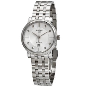 Carson Premium Automatic Diamond White Dial Ladies Watch T122.207.11.036.00 - luxury watch