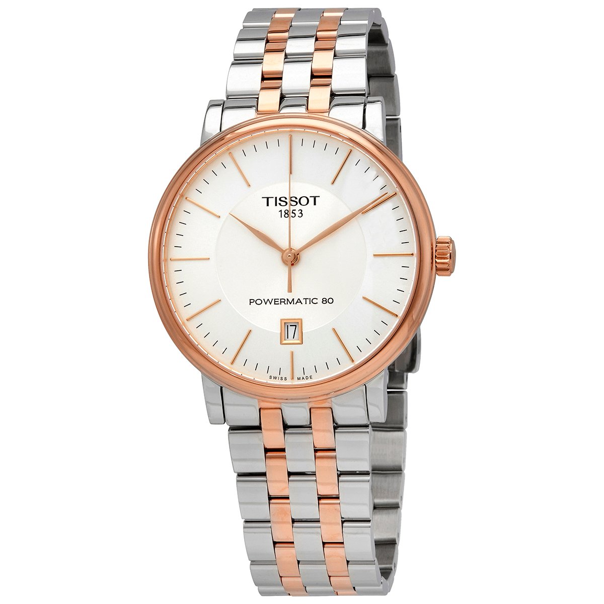 TISSOT Carson Powermatic Automatic Silver Dial Men's Watch T122.407.22.031.01