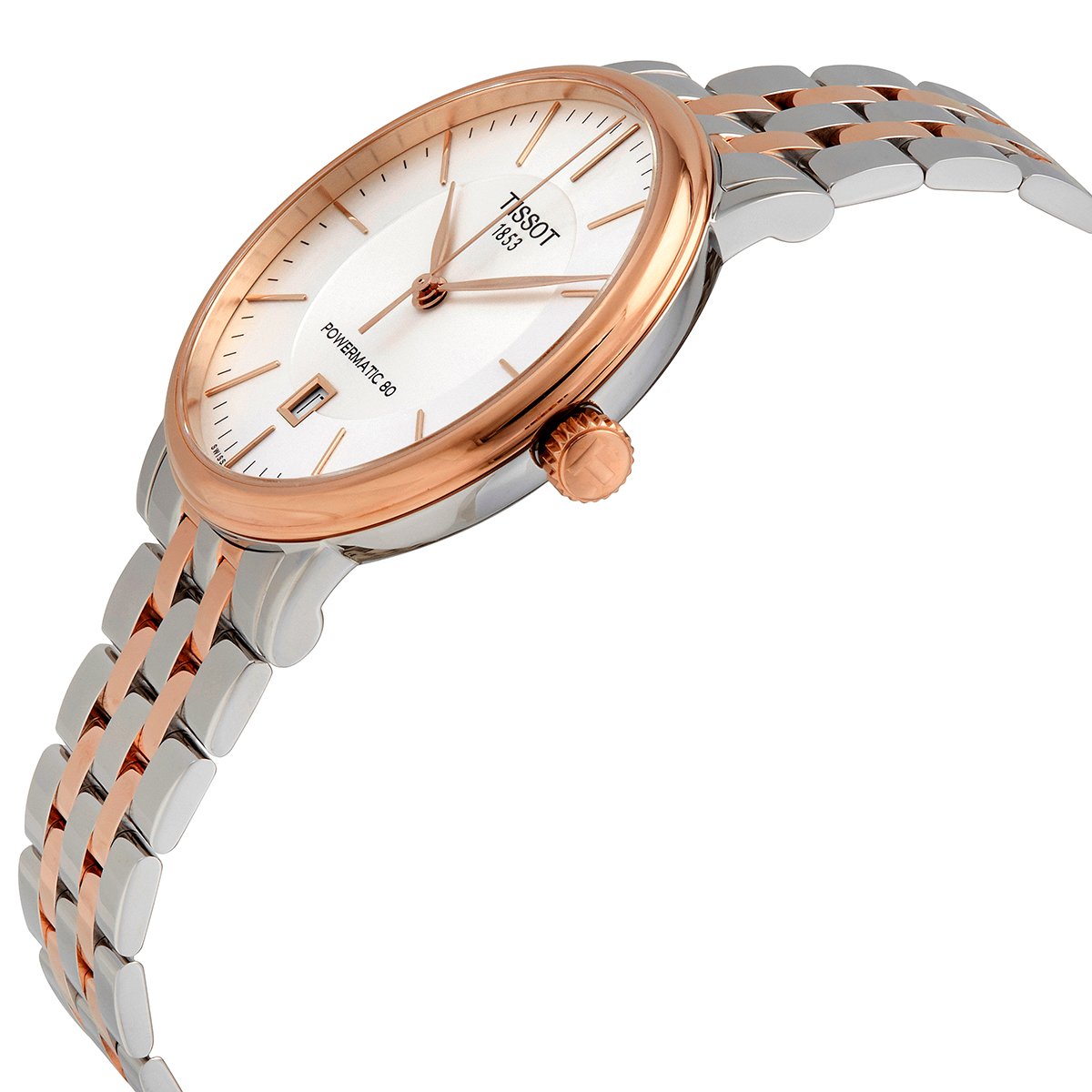 TISSOT Carson Powermatic Automatic Silver Dial Men's Watch T122.407.22.031.01 - Image 2