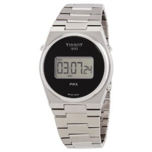 PRX Quartz Digital Black Dial Men's Watch T1374631105000 - luxury watch