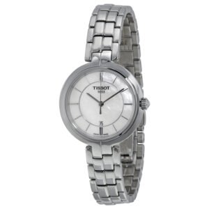 Tissot Flamingo Mother of Pearl Dial Ladies Watch T0942101111100