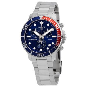 Tissot Seastar Chronograph Quartz Blue Dial Pepsi Bezel Men's Watch T120.417.11.041.03