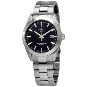 Tissot Gentleman Powermatic 80 Automatic Black Dial Watch T127.407.11.051.00