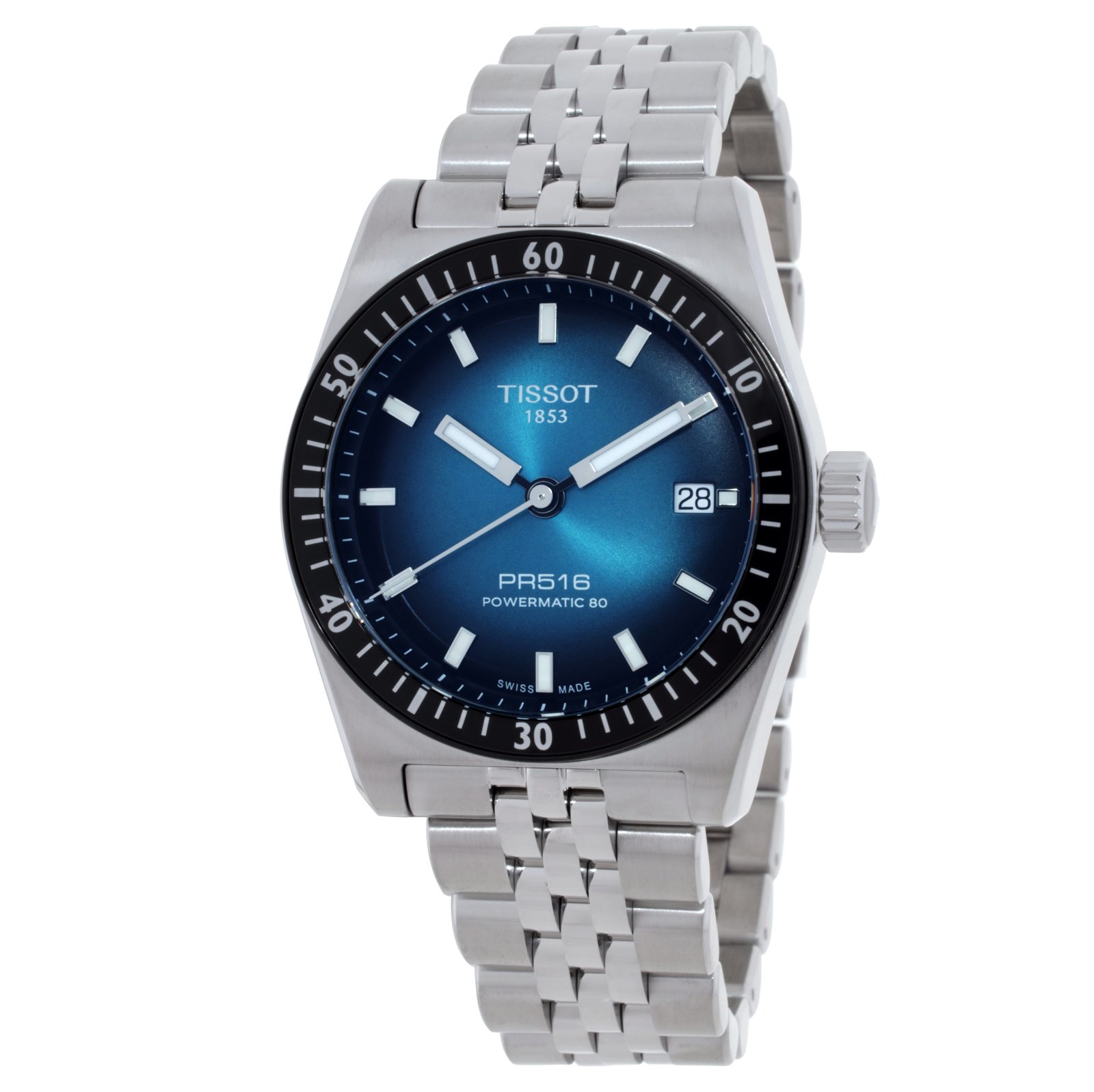 Tissot PR516 Automatic Blue Gradient Dial Men's Watch T1494071104100 - Image 3