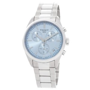 Tissot PR 100 Chronograph Quartz Ice Blue Dial Men's Watch T150.417.11.351.00